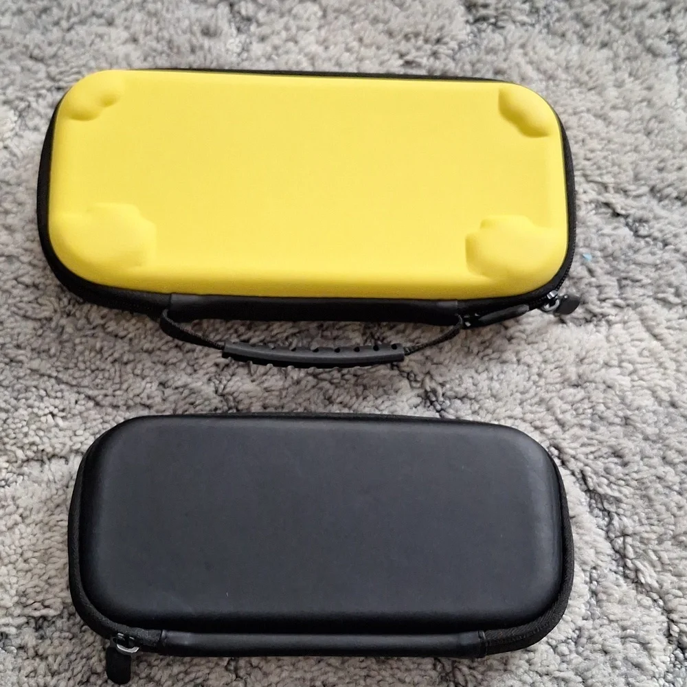 Nintendo Switch Lite hard zip cases EUC